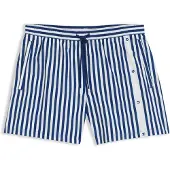HUGO Striped swim shorts with vertical logo
