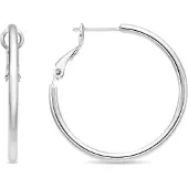 Luxenter Luxenterörhängen med - silverfinish - Nianres