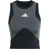 Adidas Sporttopp mörkgrå / svart / vit