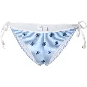 Tommy Hilfiger Logo Embroidery Side Tie Bikini Bottoms