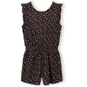 MINOTI Overall ljusgrön / cranberry / svart