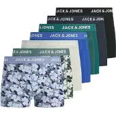 Jack & Jones Boxershorts 'JACBEN' royalblå / greige / smaragd / svart