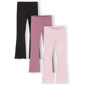 MINOTI Leggings rosé / gammalrosa / svart