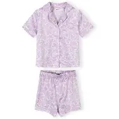 MINOTI Pyjamas syrén / vit