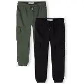 MINOTI Byxa khaki / svart