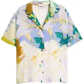 Desigual Blus gul / petrol / ljuslila / vit