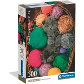 Clementoni CB Fluffy Kitten 500pcs