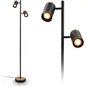 Briloner Golvlampa Duta, Svart, Vardagsrum / matsal, Metall, Modern, Golvlampa
