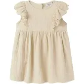 Name it Klänning - NmfJulita - Mandelmjölk - - 8 år (128) - Klänning