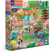 Eeboo - Puzzle 1000 pcs - Seasons in Kyoto
