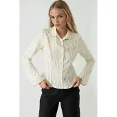Hiccups for Kids Slim Fit Randig Skjorta