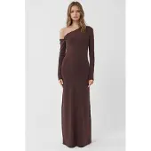 Hiccups for Kids Asymmetrisk krage Maxi Bodycon-klänning
