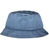 Stone Island Broderad Logotyp Nylon Fiskarhatt Herrhattar Blå 771599876V0046 L