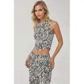 Hiccups for Kids Slim Fit Zebra Mönster Crew Neck Top