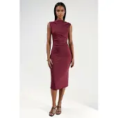 Hiccups for Kids Rynkad Bodycon Midiklänning