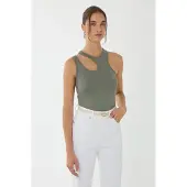 Hiccups for Kids Asymmetrisk Krage Crop Top