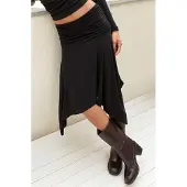Hiccups for Kids Draperad Normal Midja Asymmetrisk Flexibel Midi Kjol