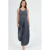 Busem Fållad Modal Jumpsuit