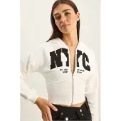 Bianco Huva Tryckt Slim Fit Kort Cardigan