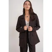 MixRay Randig Oversize Blazer