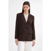 MixRay Långärmad knappad blazer