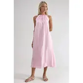 Busem Halter Neck Midiklänning