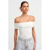 Hiccups for Kids Off-shoulder rynkad bodycon topp