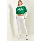 Bianco Huvtröja med kort längd och tights-set