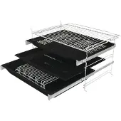Gorenje Advanced BPSA6747A08BG - Ugn - med ångfunktion - inbyggd - fördjupning - bredd: 56 cm - djup: 55 cm - höjd: 59 cm - med självrengöring - Klass A+ - svart