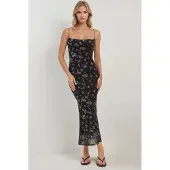 Hiccups for Kids Tryckt bodycon maxiklänning