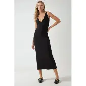 Hiccups for Kids Slim Fit V-ringad Bas Midi Klänning