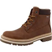 Tom Tailor Boots med snörning konjak