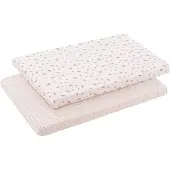 cambrass Senda 50x90x12 Cm Dra-på-lakan För Spjälsäng 2 Enheter