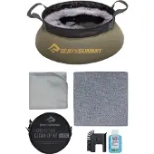 Sea to Summit Camp Kitchen Clean Up Kit - [6 Piece] Olive