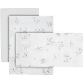 cambrass Merlo 50x90x1 Cm Dra-på-lakan För Spjälsäng 3 Enheter