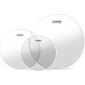 Evans G2 Clear Rock Tom Pack 10 12 16 Heads & EQ PODS Pack