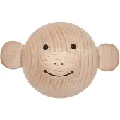 OYOY Knopp - 4,5x7x6 cm - Mini - Apa - Nature - - One Size - Knopp