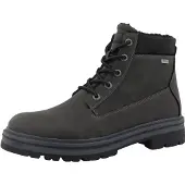 Tom Tailor Boots med snörning antracit