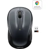 Logitech M325 Trådlös Mus. Mörkt Silver.