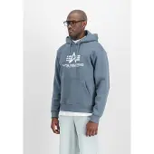 Alpha industries Sweatshirt mörkgrå / vit