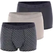 Dagi Boxershorts beige / grå / antracit