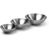 Orrefors Skål Stainless Dubbelvägg 3-pack