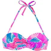 Sunseeker Bikiniöverdel blå / rosa / rosa / mörkrosa