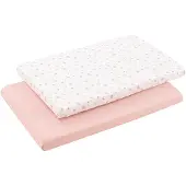 cambrass Calma 50x90x12 Cm Dra-på-lakan För Spjälsäng 2 Enheter