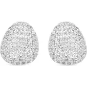 Luxenter Örhängen med Glänsande Zirkonia silver finish - Oreao