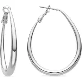 Luxenter örhängen med silverfinish - Axeir