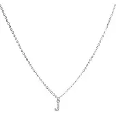 Luxenter Halsband 'Alphabet' vit