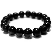 Luxenter 925 Sterling Silver armband med rhodiumpläterad Onyx - Onyx