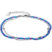 Luxenter Armband - - Miwa - Lila kristall - Pläterad med rodiumfinish - 19 cm + 3 cm förlängning violett
