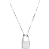 Luxenter 925 sterling silver rodiumpläterat halsband - Imlor